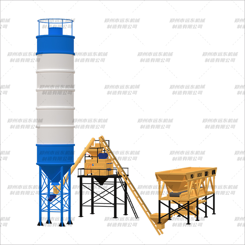 HZS25简易站（500+3仓）(图3)